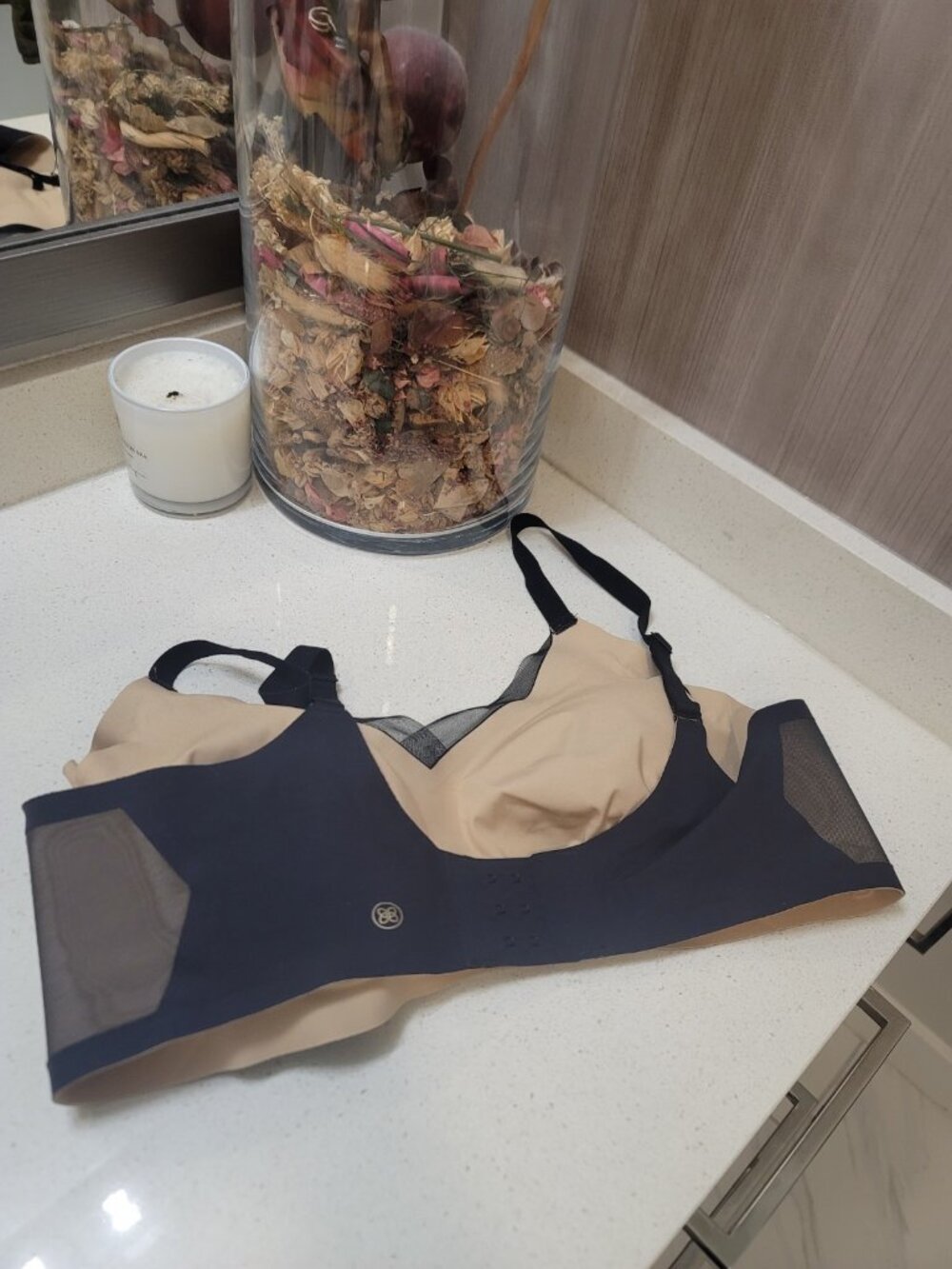 Honeylove Crossover Bra Black/Nude Size Size Xl  Convertible Straps - Picture 9 of 10